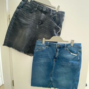 TWO Bluejean Skirts size L